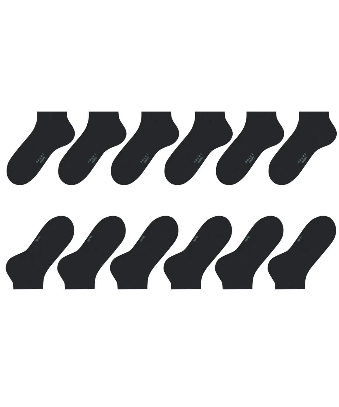 Happy 6-Pack Heren Sneakersokken