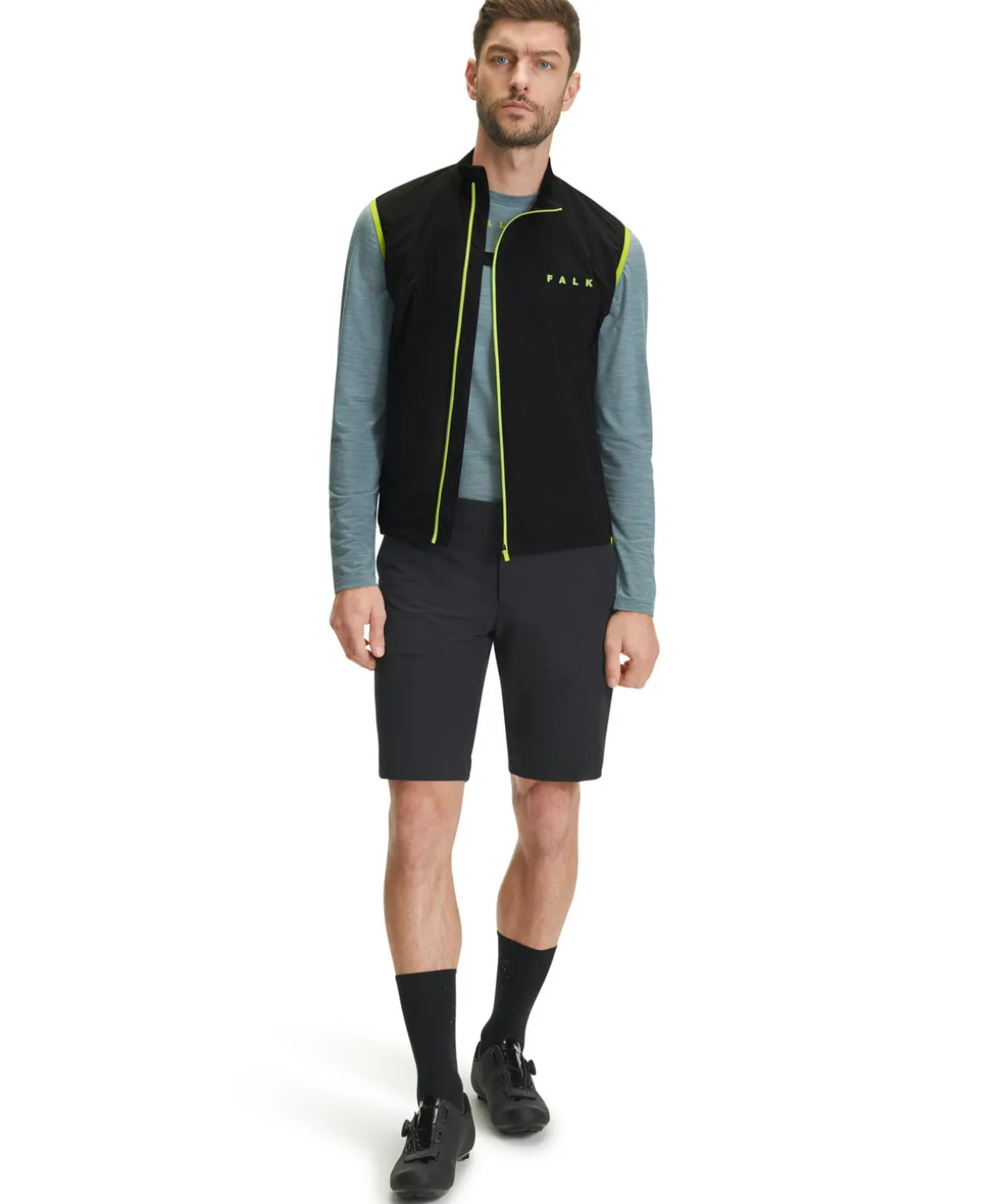 Heren Biking Vest Opstaande Kraag