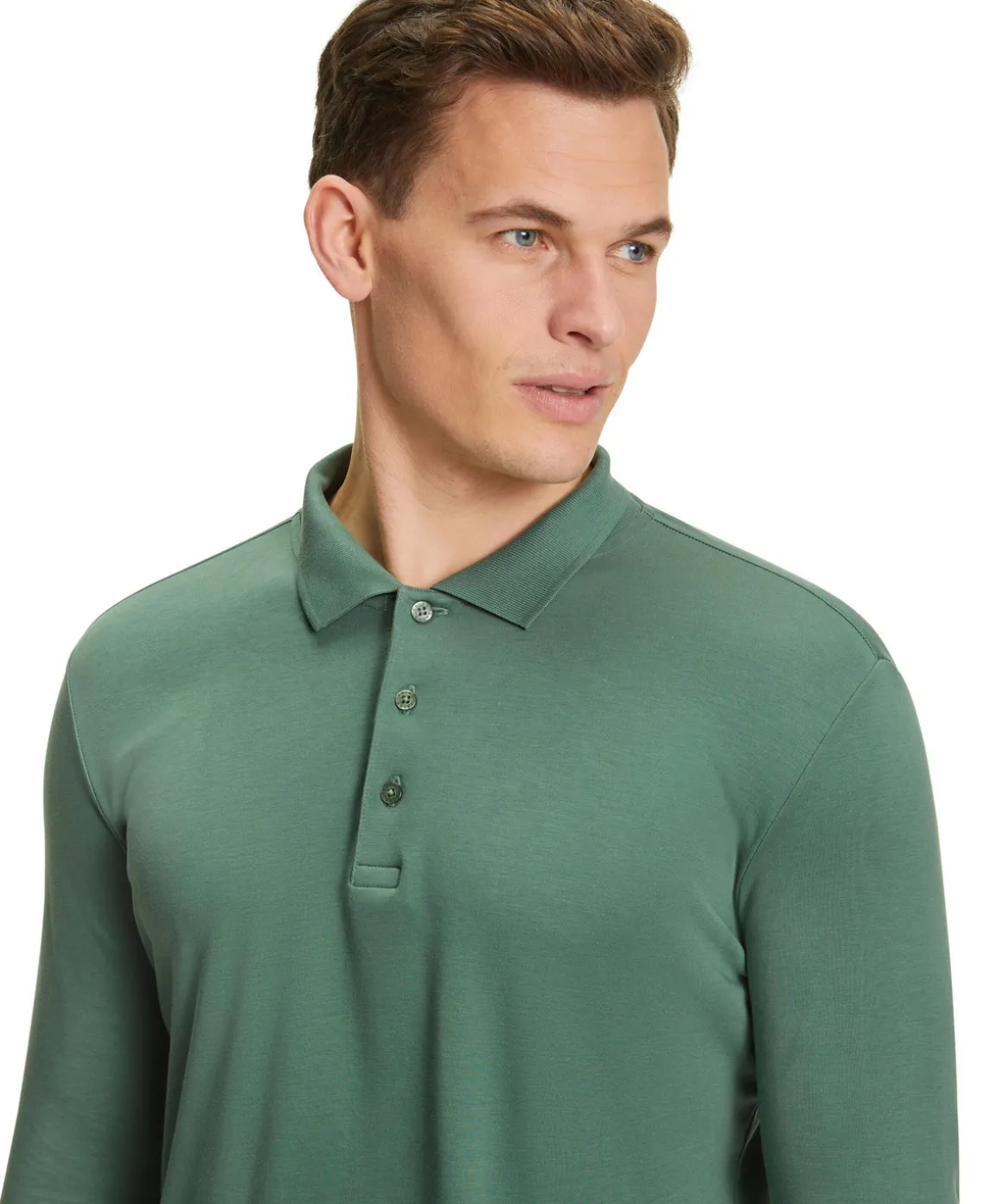Heren Lange Mouw Shirt Polo
