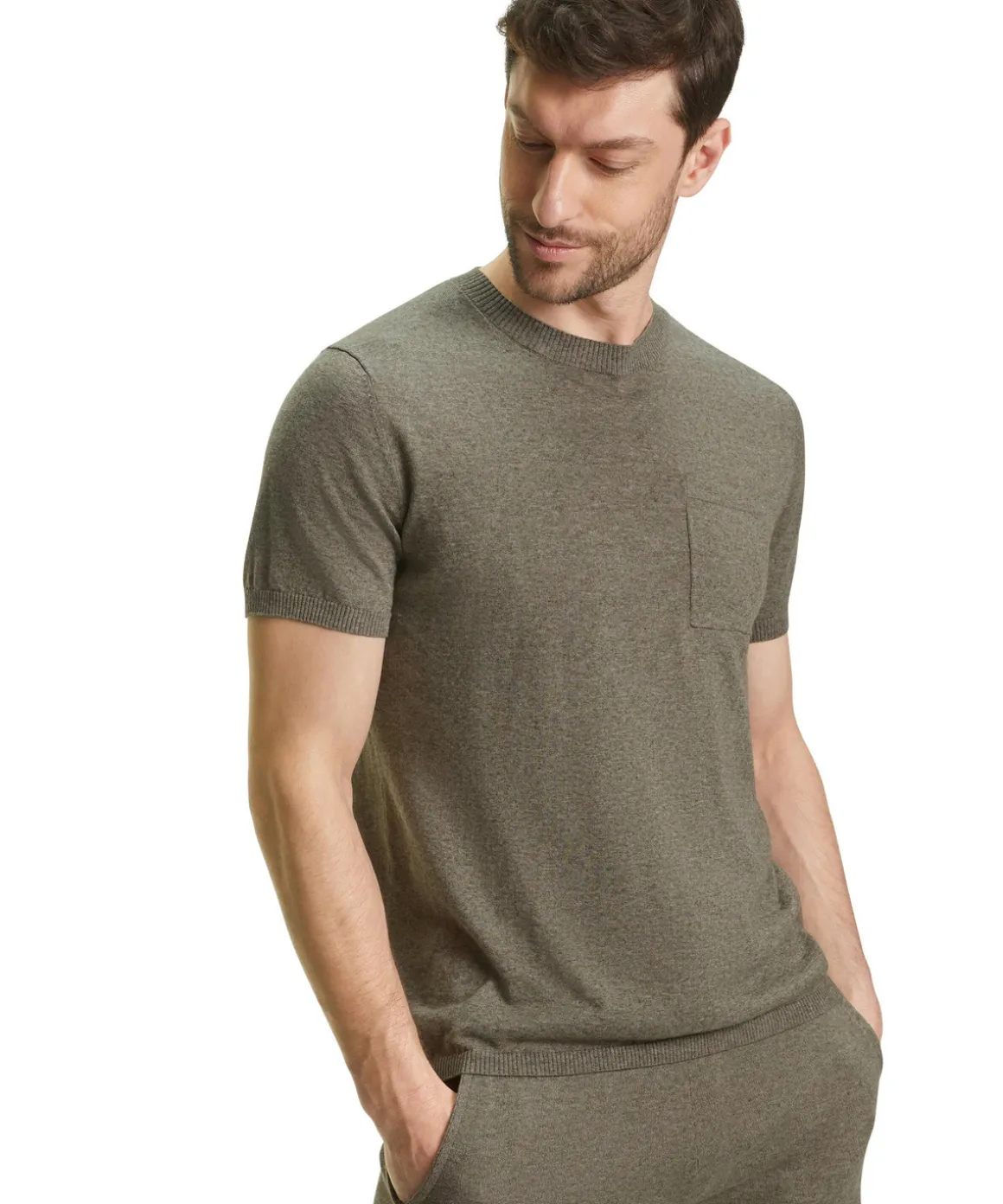 Heren T-Shirt Ronde Hals