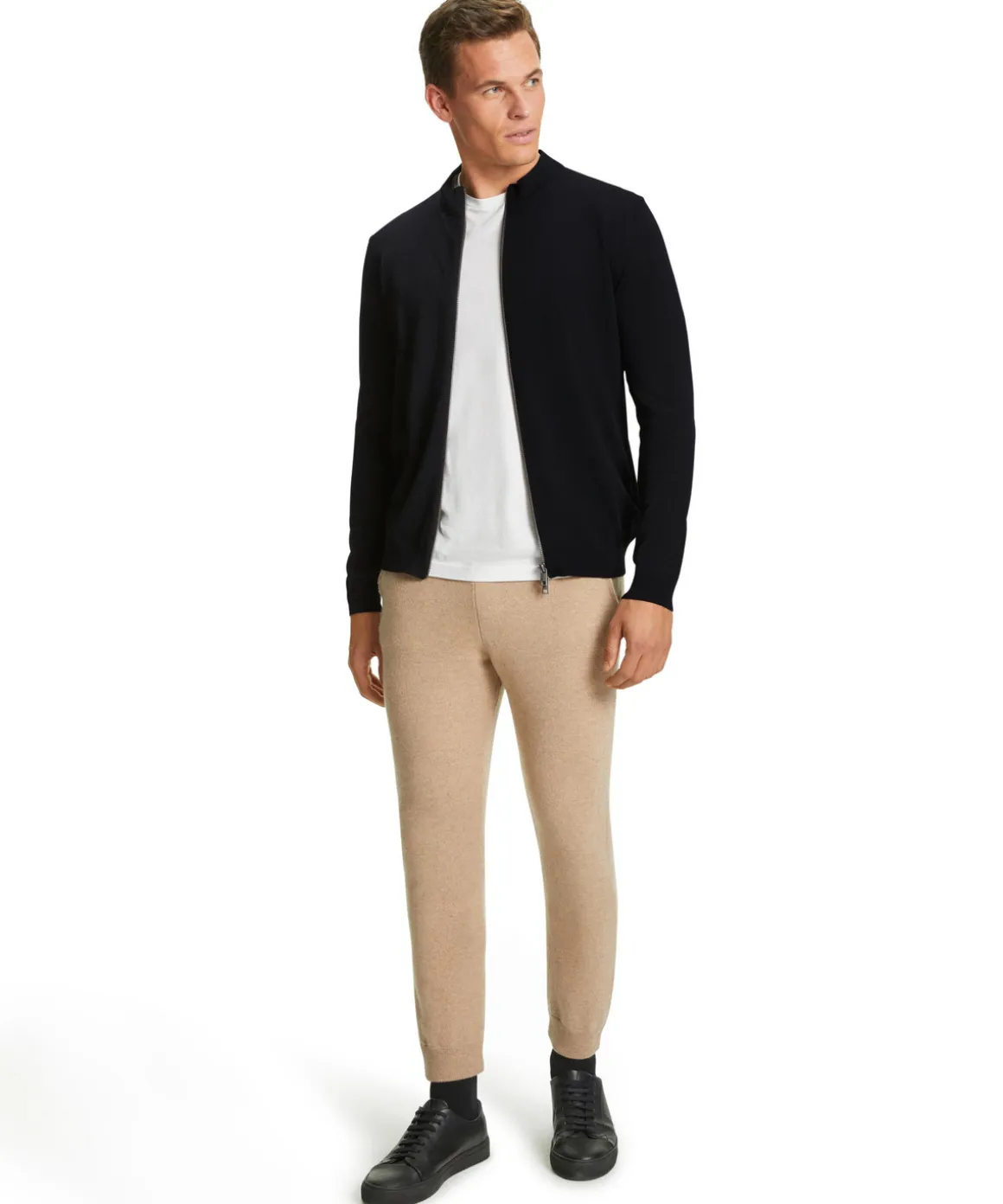 Heren Zip-Jacket Opstaande Kraag