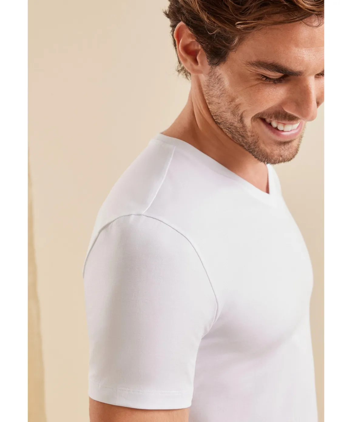 2-Pack Heren T-Shirt V-Hals Daily Comfort