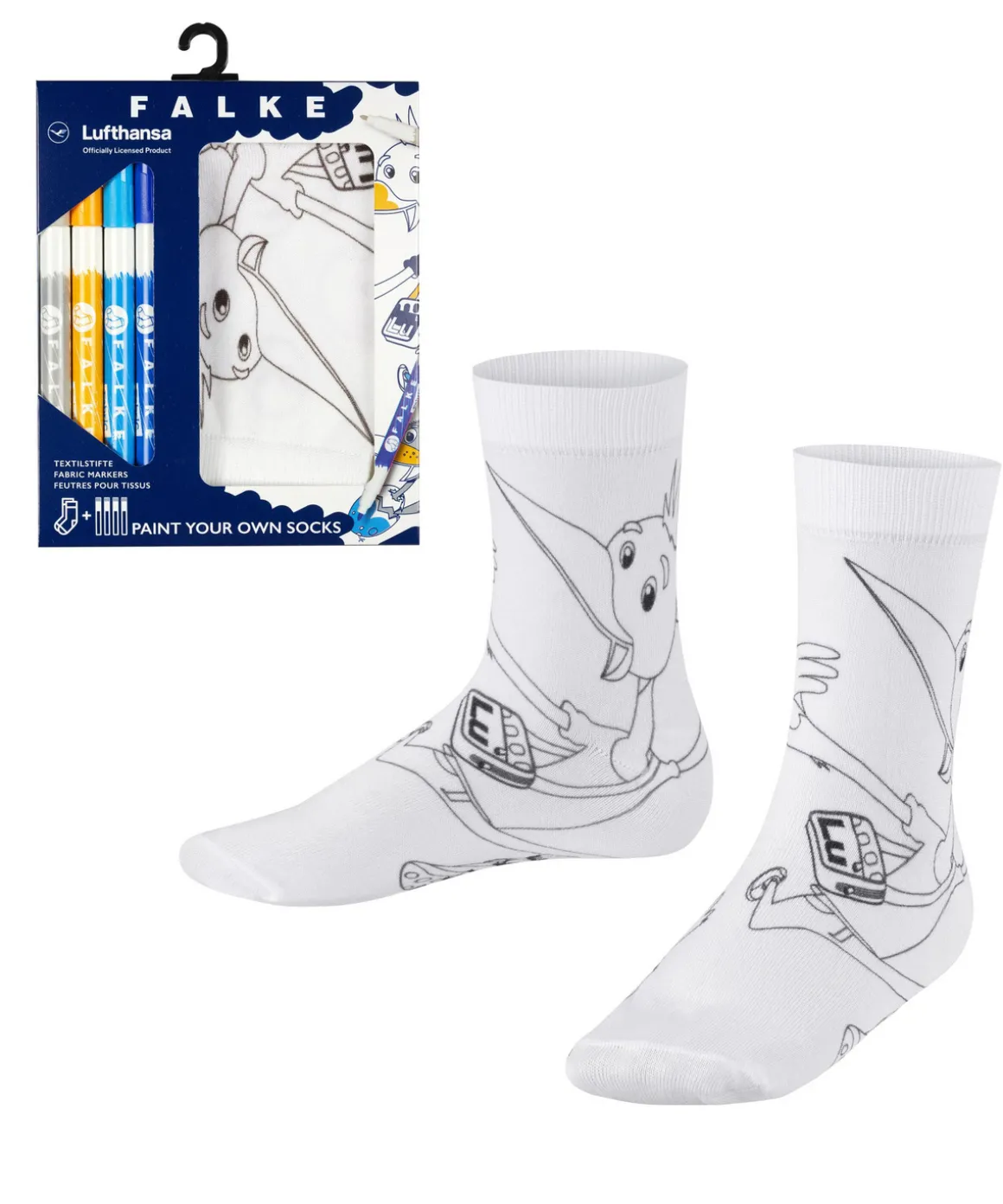 Paint Set Lufthansa Kinderen Sokken