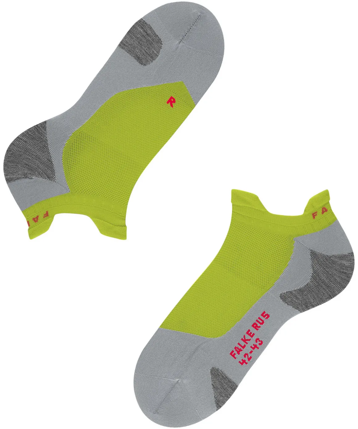 Ru5 Race Invisible Heren Running Kousenvoetjes